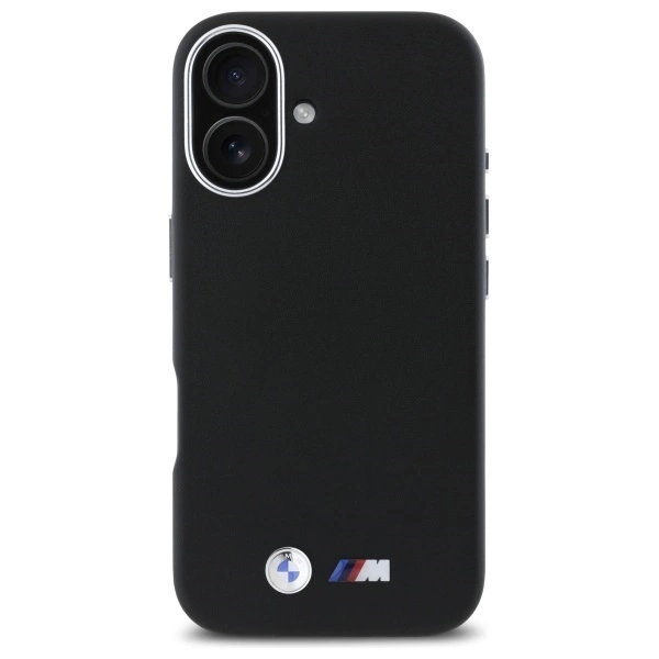 BMW M Smooth Full Wrapped Metal MagSafe iPhone 16 Case - Blackeng