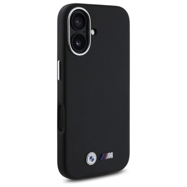 BMW M Smooth Full Wrapped Metal MagSafe iPhone 16 Case - Blackeng