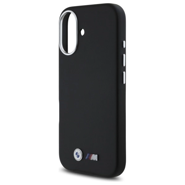 BMW M Smooth Full Wrapped Metal MagSafe iPhone 16 Case - Blackeng