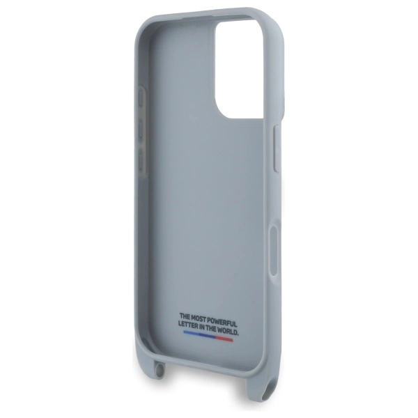 BMW M Edition Carbon Stripe & Strap iPhone 16 Case - Grayeng