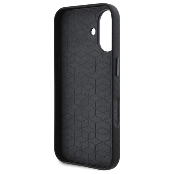 BMW Carbon Wrapped Metal iPhone 16 Case - Blackeng