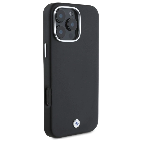 BMW Sign Full Wrapped Metal MagSafe iPhone 16 Pro Case - Blackeng