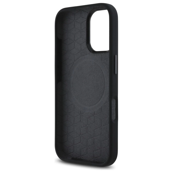 BMW M Silicone Printed Ring MagSafe iPhone 16 Case - Blackeng