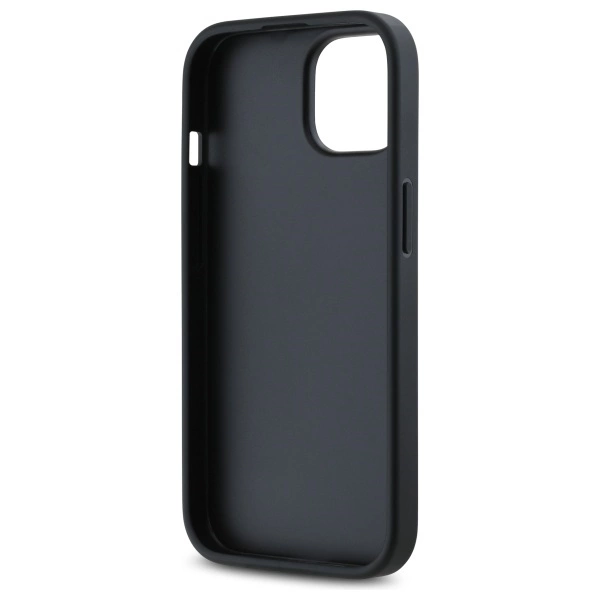 DKNY Quilted Stack Logo iPhone 14 Case - Blackeng