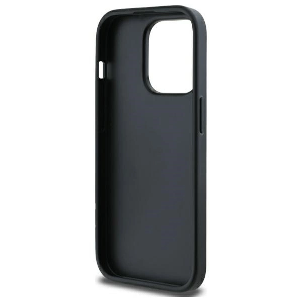 DKNY Quilted Stack Logo iPhone 14 Pro Max Case - Blackeng