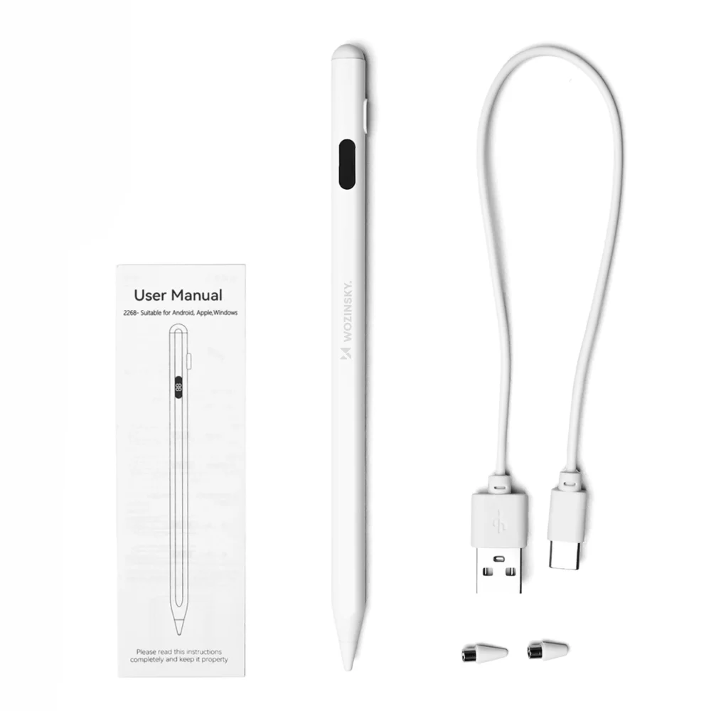 Wozinsky Stylus Universal Active Stylus (Android and iOS) - Whiteeng