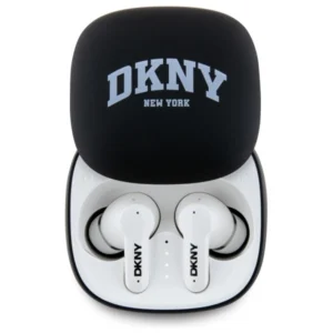 DKNY TWS BT 3D Rubber Matte Finish Bluetooth Headphones - Blackeng