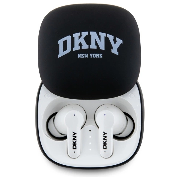 DKNY TWS BT 3D Rubber Matte Finish Bluetooth Headphones - Blackeng
