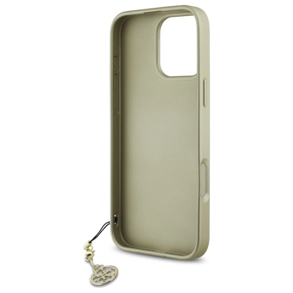 Guess 4G Charms Collection case for iPhone 16 Pro - browneng