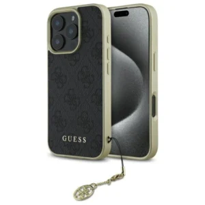 Guess 4G Charms Collection case for iPhone 16 Pro - blackeng