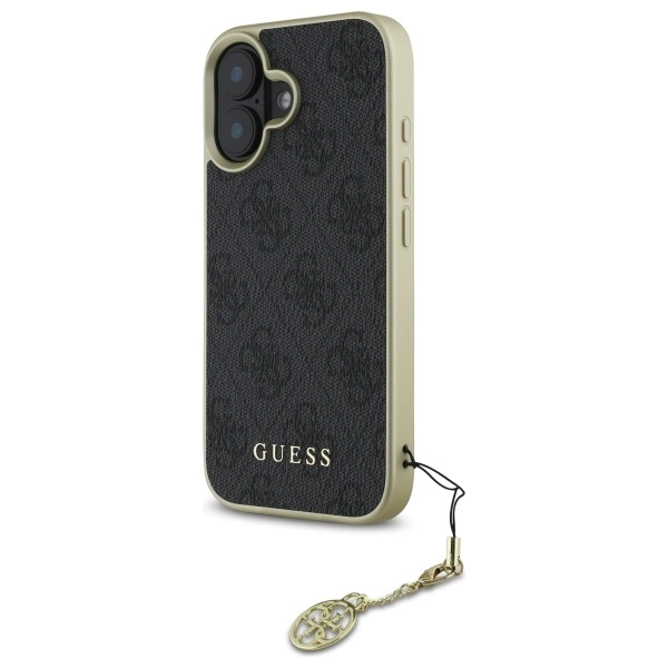 Guess 4G Charms Collection case for iPhone 16 Plus - blackeng