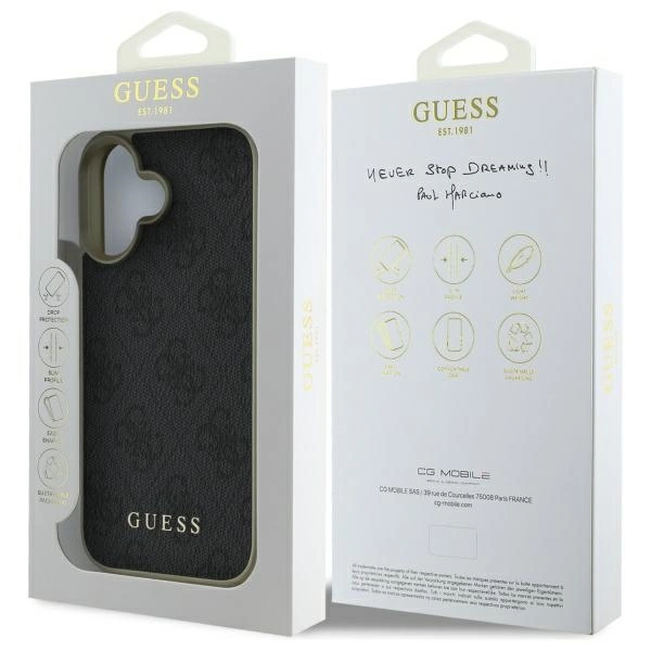 Guess 4G Charms Collection case for iPhone 16 Plus - blackeng
