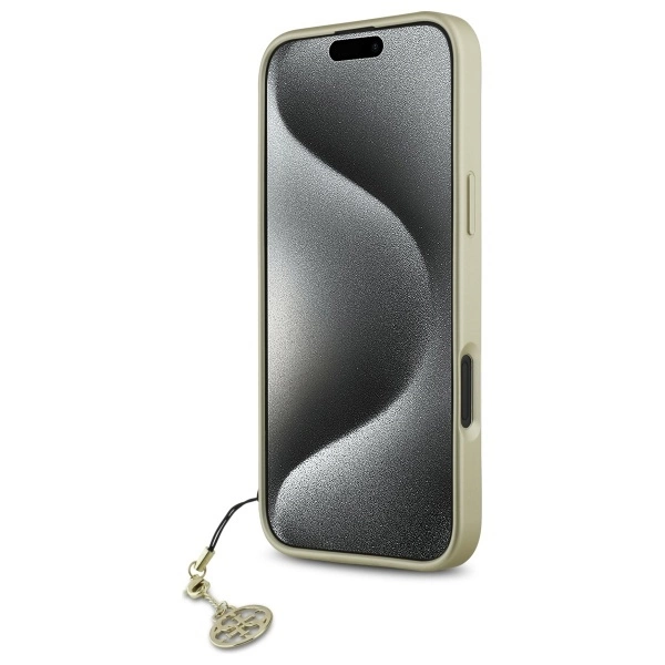 Guess 4G Charms Collection case for iPhone 16 - browneng