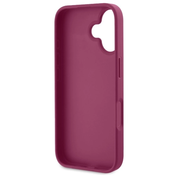 Guess Fixed Glitter Big 4G case for iPhone 16 - purpleeng