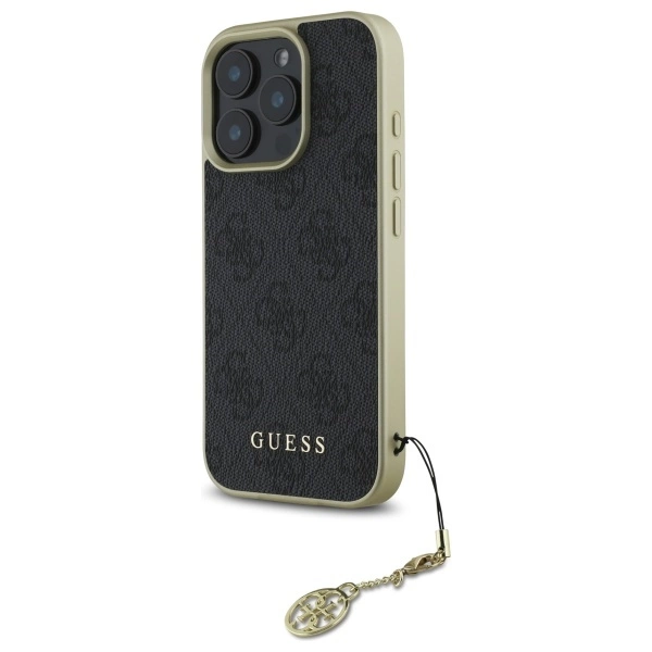 Guess 4G Charms Collection case for iPhone 16 Pro Max - blackeng