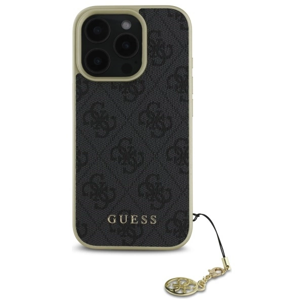 Guess 4G Charms Collection case for iPhone 16 Pro Max - blackeng