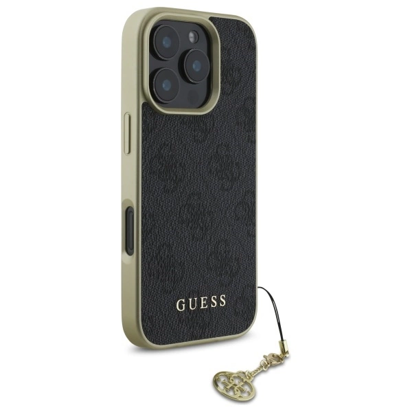 Guess 4G Charms Collection case for iPhone 16 Pro Max - blackeng