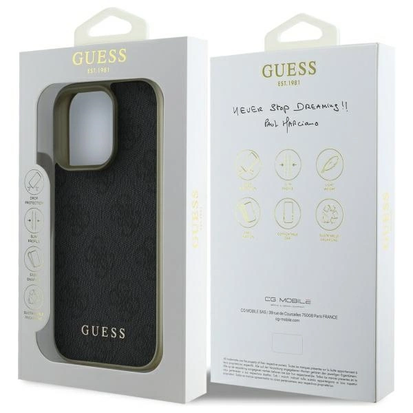 Guess 4G Charms Collection case for iPhone 16 Pro Max - blackeng