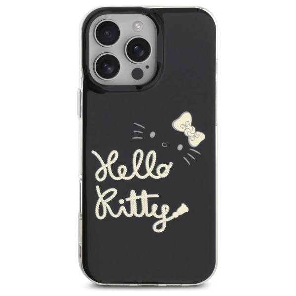 Hello Kitty IML Golden Diva MagSafe Case for iPhone 16 Pro Max - Blackeng