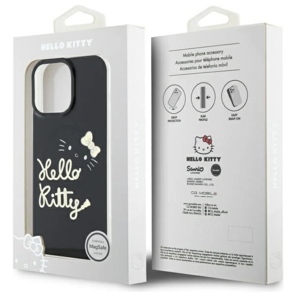 Hello Kitty IML Golden Diva MagSafe Case for iPhone 16 Pro Max - Blackeng