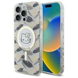 Hello Kitty IML Golden Leaves MagSafe Case for iPhone 16 Pro Max - Whiteeng