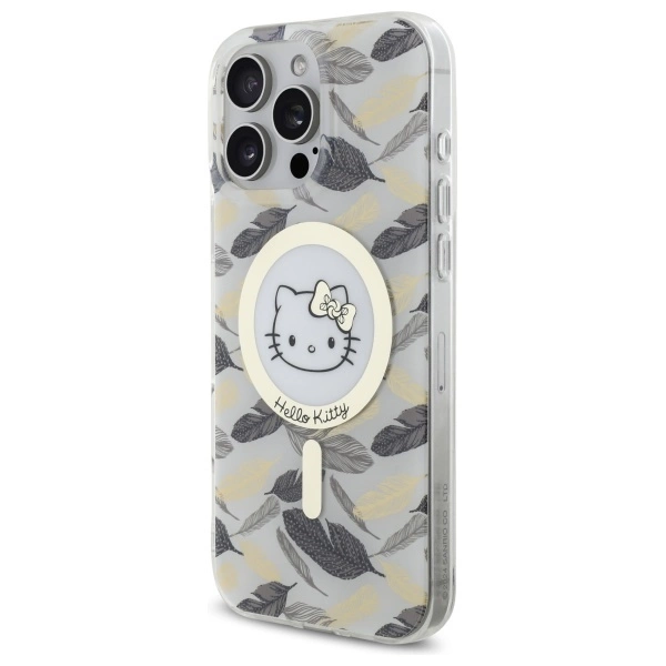 Hello Kitty IML Golden Leaves MagSafe Case for iPhone 16 Pro Max - Whiteeng