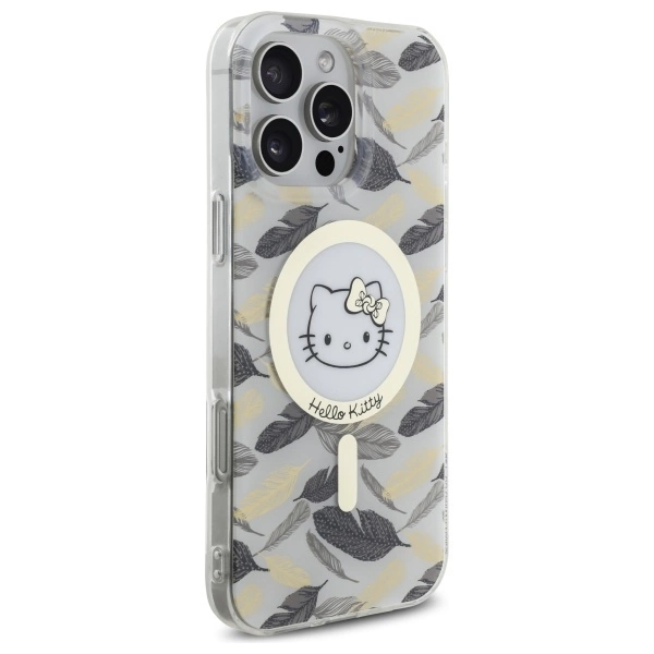Hello Kitty IML Golden Leaves MagSafe Case for iPhone 16 Pro Max - Whiteeng
