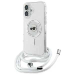 Karl Lagerfeld Crossbody IML Karl Head Magsafe Case for iPhone 16 - Cleareng