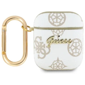Guess GUA2PG4GPH AirPods 1/2 cover white/white 4G Hookeng