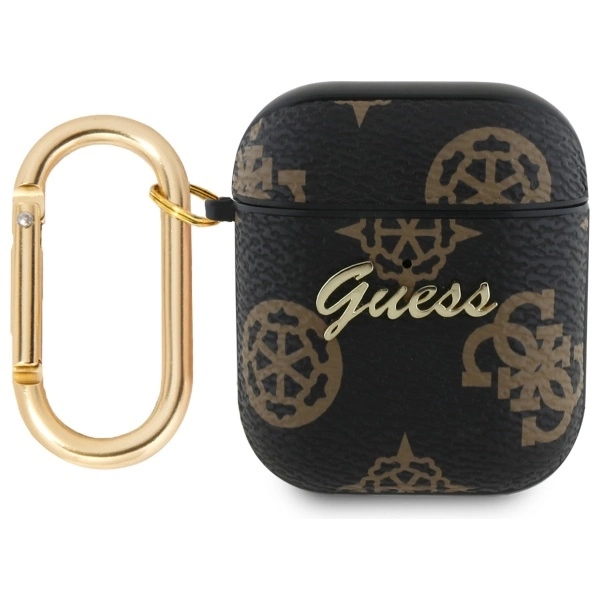 Guess GUA2PG4GPK AirPods 1/2 cover black/black 4G Hookeng