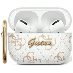Guess GUA3PG4GPH AirPods 3 cover white/white 4G Hookeng