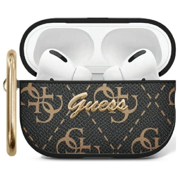 Guess GUA3PG4GPK AirPods 3 cover black/black 4G Hookeng