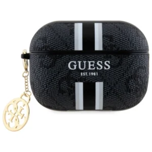 Guess GUAP2P4RPSK AirPods Pro 2 (2022/2023) cover black/black 4G Printed Stripes Charmeng