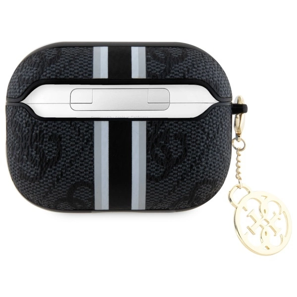 Guess GUAP2P4RPSK AirPods Pro 2 (2022/2023) cover black/black 4G Printed Stripes Charmeng