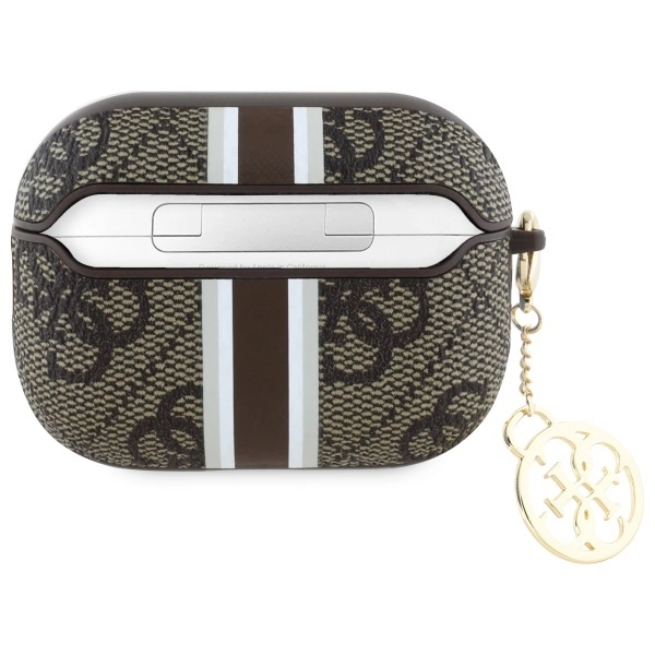 Guess GUAP2P4RPSW AirPods Pro 2 (2022/2023) cover brown/brown 4G Printed Stripes Charmeng
