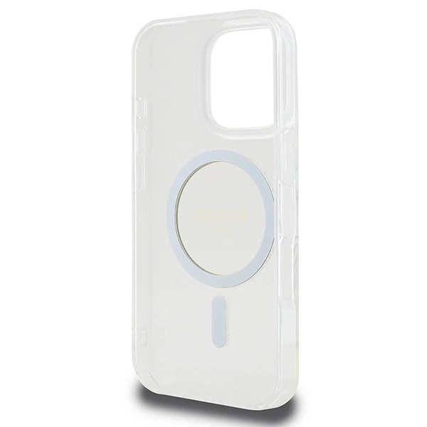 Guess IML Glitter Circle MagSafe Case for iPhone 16 Pro Max - Cleareng