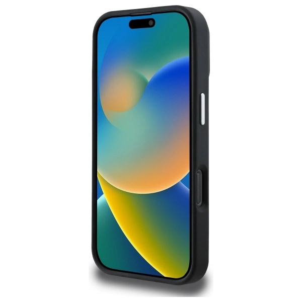 Guess GUHMP16XPGTSPSK iPhone 16 Pro Max 6.3" black/black hardcase Grained Triangle MagSafeeng