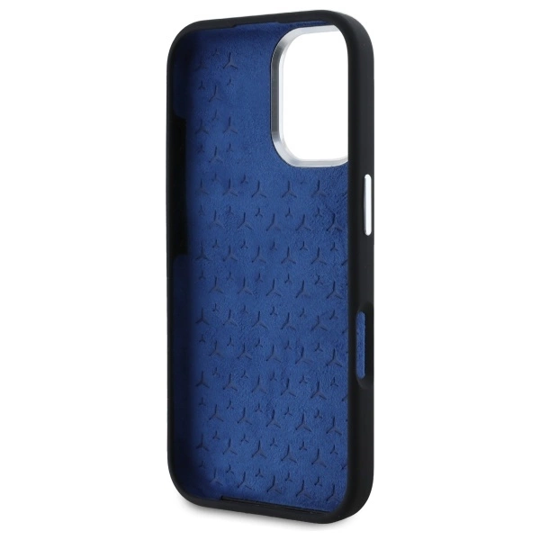 Mercedes MEHMP16S23SUTTK iPhone 16 6.1" black/black hardcase Silicone Tonal Logo MagSafeeng