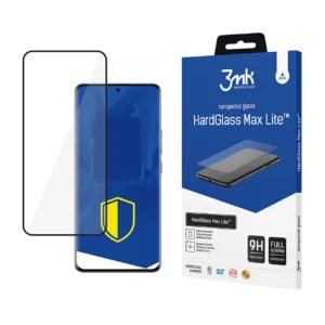 Tempered glass 3mk HardGlass Max Lite Black for Xiaomi Redmi Note 13 Pro 4G/5Geng