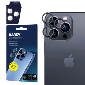 3mk Lens Protection Pro Black Camera Lens Protective Glass for Apple iPhone 16 Pro /16 Pro Max - Blackeng