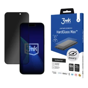 9H Privacy Glass 3mk HardGlass Max Privacy for Apple iPhone 16 Pro Maxeng