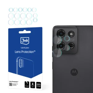 Hybrid Glass for Camera Lens 3mk Lens Protection for Motorola Moto G75eng