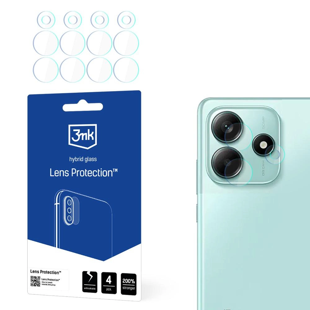 Hybrid Glass for Camera Lens 3mk Lens Protection for Xiaomi Redmi Note 14 5Geng