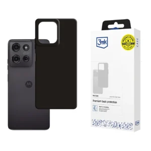 3mk Matt Case for Motorola Moto G75 - Blackeng