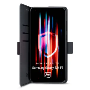 3mk Wallet Case for Samsung Galaxy S24 FE - Blackeng