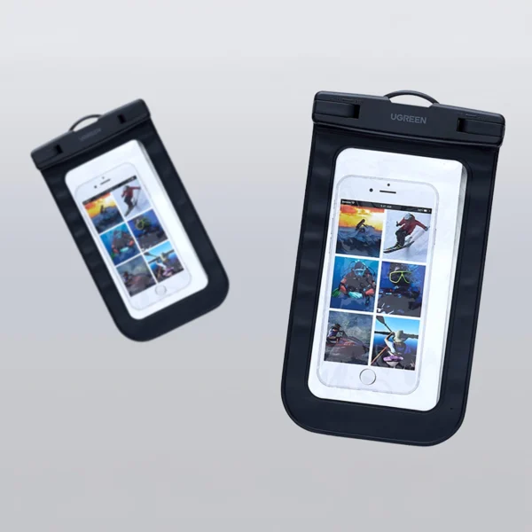Ugreen LP716 Waterproof Cell Phone Case with IPX8 - Blackeng