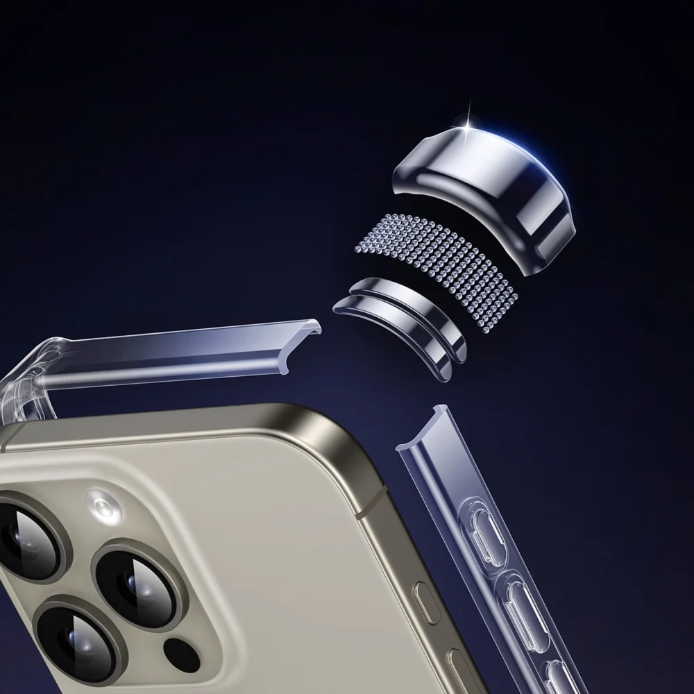 Ugreen Bright Cushion CA101 Case for iPhone 16 Pro Max - Cleareng