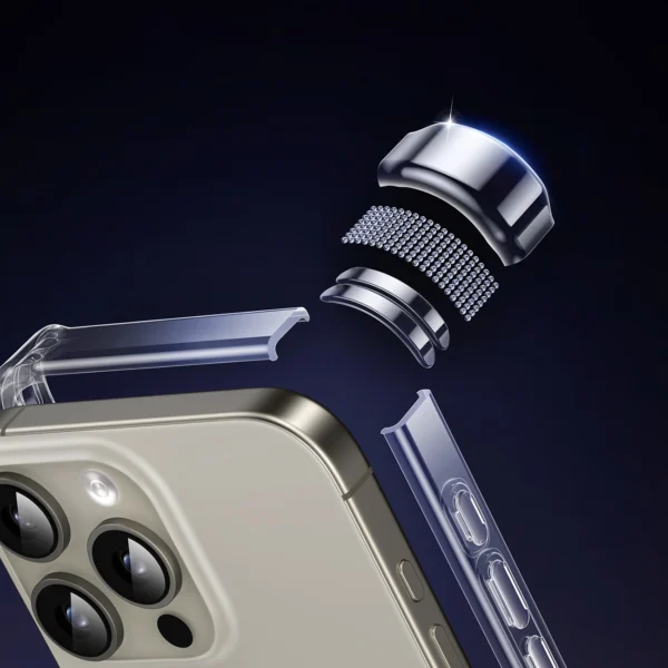 Ugreen Bright Cushion CA101 Case for iPhone 16 Pro Max - Cleareng