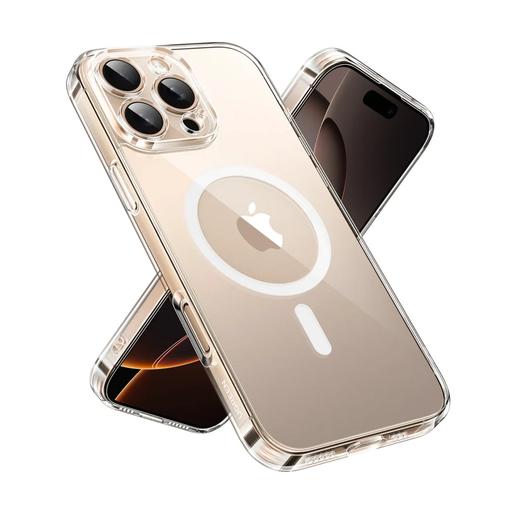 Ugreen Classy Clear Magnetic Case with MagSafe for iPhone 16 Pro - Cleareng