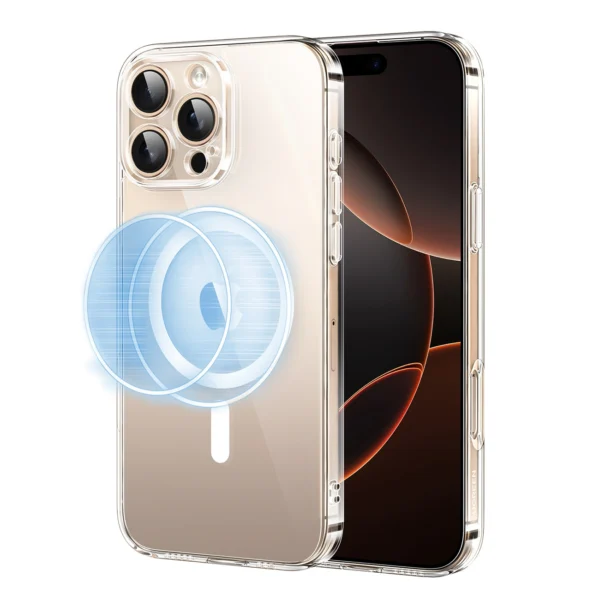 Ugreen Classy Clear Magnetic Case with MagSafe for iPhone 16 Pro - Cleareng